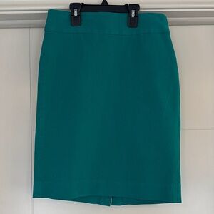 Banana Republic Teal Pencil Skirt. Size 2